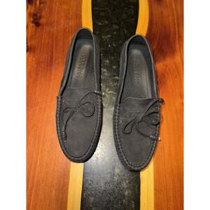 COLE HAAN Black Suede Women's Driving Loafers Comfort Sole Size 8.5